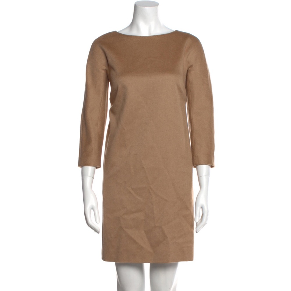 MaxMara Camel Hair Shift Dress
